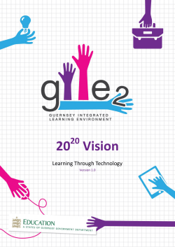 2020 Vision (Learning Through Technology)