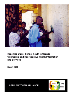 Reaching Out-of-School Youth in Uganda with Sexual