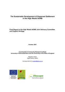 The Sustainable Development of Dispersed