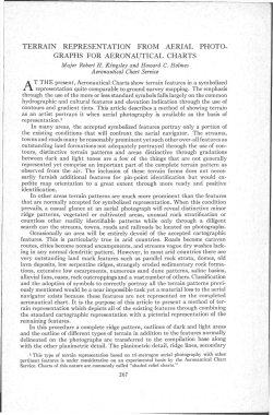 Terrain Representation From Aerial Photographs For