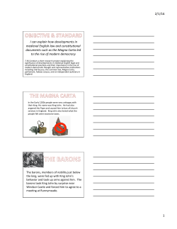 Magna Carta PowerPoint