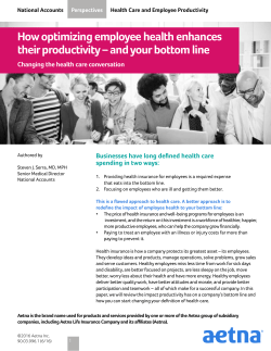 How optimizing employee health enhances their productivity &ndash; and