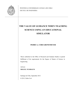 the value of guidance when teaching science