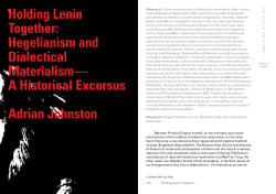 Holding Lenin Together