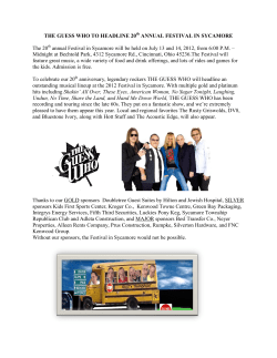 THE GUESS WHO TO HEADLINE 20 ANNUAL FESTIVAL IN