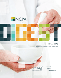 2 1 3 0 NCPA - National Community Pharmacists Association