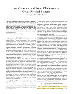 An Overview and Some Challenges in Cyber