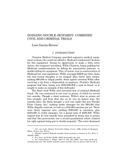 Combined Civil and Criminal Trial