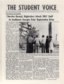 .. Churches Burned, Nightriders Attack SNCC Staff In Southwest