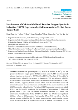 Involvement of Calcium-Mediated Reactive Oxygen Species in
