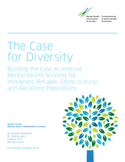 The Case for Diversity - Mental Health Commission of Canada