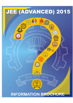 English - Office of JEE (Adv), UCEED, and CEED