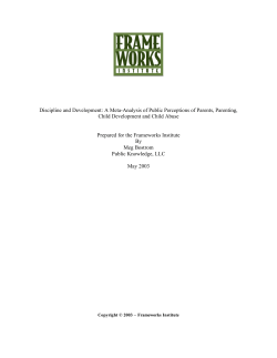 Discipline and Development: A Meta-Analysis of Public Perceptions
