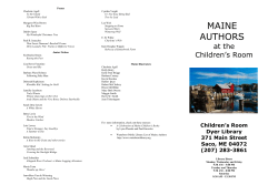 Maine Authors