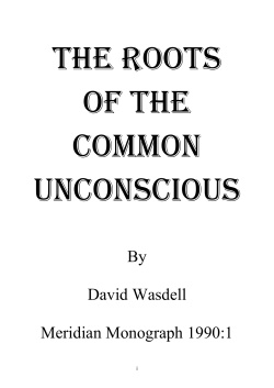 THE GROUNDING OF COMMON DEFENCE CONSTRUCTS