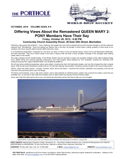 Differing Views About the Remastered QUEEN MARY 2: PONY