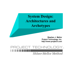 System Design: Architectures and Archetypes