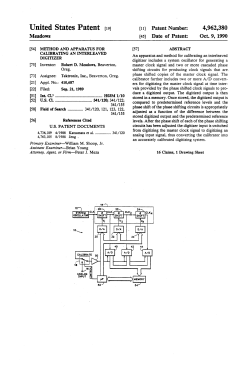 Method and apparatus for calibrating an interleaved digitizer
