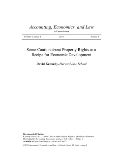 Accounting, Economics, and Law