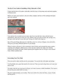 The Do It Your Guide to Installing a Patio, Sidewalk