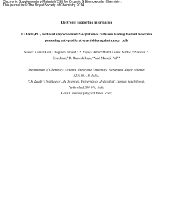 1 Electronic supporting information TFAA/H3PO4 mediated
