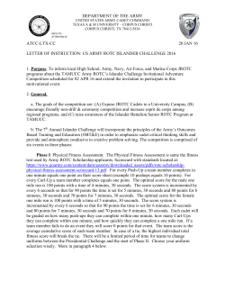 DEPARTMENT OF THE ARMY ATCC-LTX