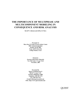 quest the importance of multiphase and multicomponent modeling in