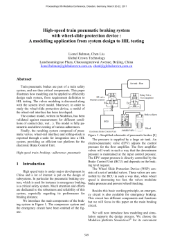High-speed train pneumatic braking system with wheel