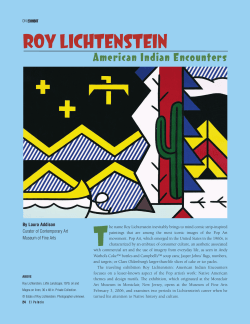roy lichtenstein - El Palacio Magazine