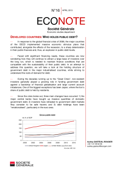 Developed countries: who holds public debt?