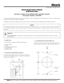 250-0304 - Minarik Drives