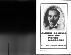 Albizu Campos and the Ponce Massacre