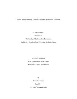How to Protect a Literary Character Through Copyright and Trademark