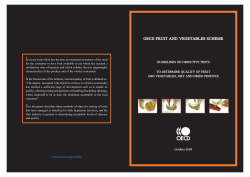 oecd fruit and vegetables scheme