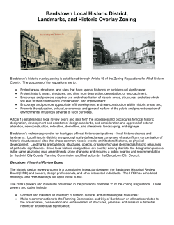 HRB (Historical Review Board) Design Regulations