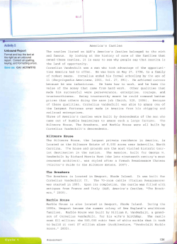 Activity 5 America`s Castles