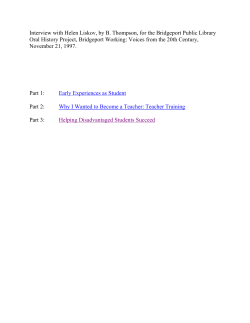 Interview with Denise Merrill, by Bruce M