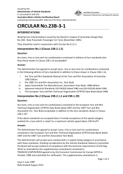 Administrator`s Circular 23b-3-1