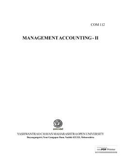 M.Com (M17) Semester I Com112