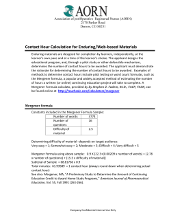 Contact hour calculation