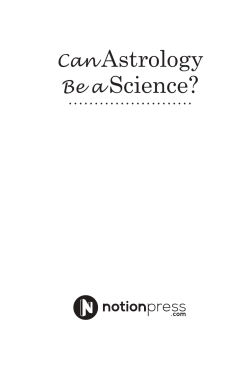 Can Astrology Be a Science?