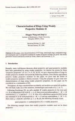 Characterization of Rings Using Weakly Projective Modules II