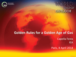 Golden Rules for a Golden Age of Gas