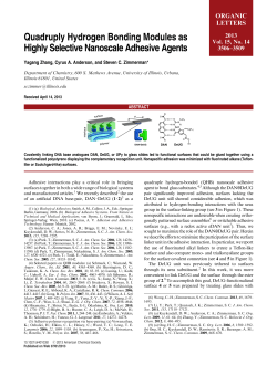 Quadruply Hydrogen Bonding Modules as Highly Selective