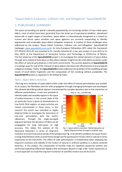 Space Debris Evolution, Collision risk, and Mitigation