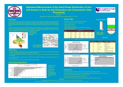 Optimised Measurement of the Solid-Phase Distribution of Iron and