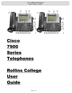 (Cisco) Phone Guide