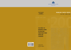 The impact of reference norms on inflation - ECB