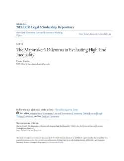 The Mapmaker`s Dilemma in Evaluating High