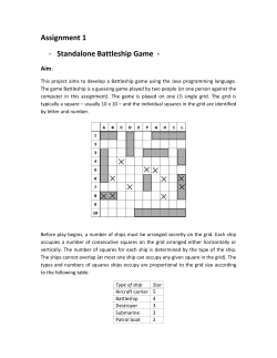 Standalone Battleship Game